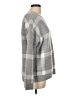 Anne Klein Checkered-gingham Plaid Gray Pullover Sweater Size L - photo 4