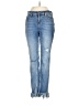 Free People Hearts Blue Jeans Size 26 waist - photo 1