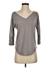 Deletta Gray 3/4 Sleeve Top Size XS - photo 1