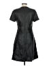 Ann Taylor 100% Polyester Black Casual Dress Size 8 - photo 2