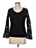 Talbots Black 3/4 Sleeve Top Size M - photo 1