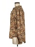alex & lili 100% Polyester Tweed Brown Long Sleeve Blouse Size M - photo 5