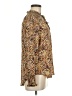 alex & lili 100% Polyester Tweed Brown Long Sleeve Blouse Size M - photo 4