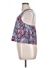 Bella D 100% Polyester Blue Pink Sleeveless Blouse Size XL - photo 5