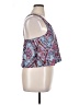 Bella D 100% Polyester Blue Pink Sleeveless Blouse Size XL - photo 4