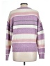 VOX LUX Stripes Purple Pullover Sweater Size L - photo 2