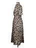 Shein 100% Polyester Animal Print Brown Casual Dress Size S - photo 5
