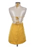 White Fox Yellow Sleeveless Button-Down Shirt Size XS - photo 2