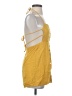 White Fox Yellow Sleeveless Button-Down Shirt Size XS - photo 4