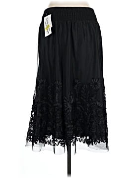 Pull Femme Peter Nygard PM (Petite Medium) Noir Et Bleu - Motif Floral - Neuf Avec étiquettes