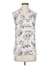 Vince Camuto 100% Polyester White Sleeveless Blouse Size XS - photo 1