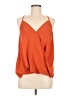 Shein 100% Polyester Orange Sleeveless Blouse Size 8 - 10 - photo 1