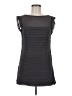BCBGMAXAZRIA 100% Silk Solid Black Blouse Size 6 - photo 1