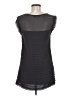 BCBGMAXAZRIA 100% Silk Solid Black Blouse Size 6 - photo 2
