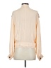 Chloé 100% Silk Ivory Tan Long Sleeve Silk Top Size EU (FR) 34 / US 2 - photo 2
