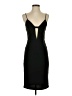 Krisa Solid Black Cocktail Dress Size XS - photo 1