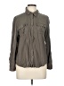 Love Notes Gray Long Sleeve Button-Down Shirt Size L - photo 1
