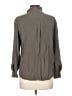 Love Notes Gray Long Sleeve Button-Down Shirt Size L - photo 2