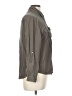 Love Notes Gray Long Sleeve Button-Down Shirt Size L - photo 4