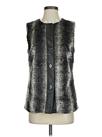 Ellen Tracy Faux Fur Vest (view 1)