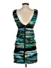 Rag & Bone Graphic Teal Cocktail Dress Size S - photo 2