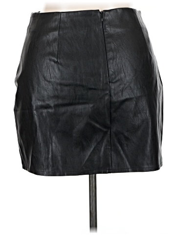 Superdown Faux Leather Skirt (view 2)