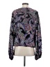 Karen Kane Paisley Purple Long Sleeve Blouse Size S - photo 2