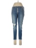 Just Black Solid Blue Jeans Size 30 waist (petite) - photo 1