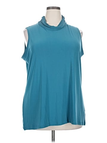 Women With Control Sleeveless Blouse (view 1)
