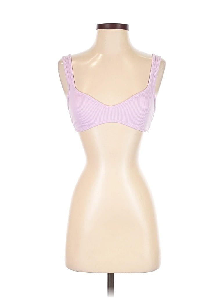 Pre-owned For Love & Lemons Sports Bra In Purple