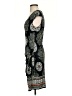 Max Studio Paisley Teal Casual Dress Size S - photo 5