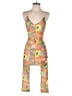 Unbranded Tropical Orange Romper Size S - photo 1