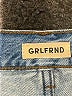 GRLFRND 100% Cotton Hearts Blue Jeans Size 27 waist - photo 3