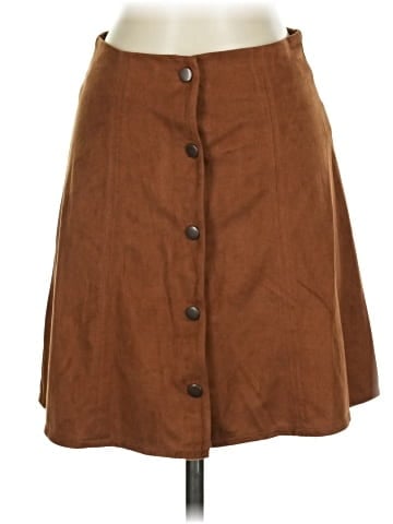 Speechless Faux Leather Skirt (view 1)
