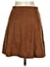 Speechless 100% Polyester Solid Brown Faux Leather Skirt Size XL - photo 2