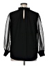 Marée Pour Toi Black Long Sleeve Blouse Size 16 - photo 2