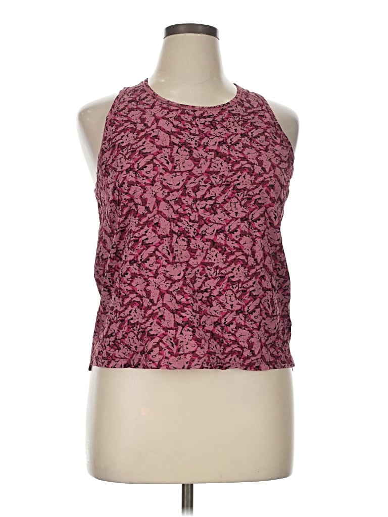 Pre-owned Rei Co Op Tank Top Pink Halter Neckline Tops