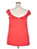 Torrid Red Sleeveless Blouse Size 2X Plus (2) - photo 2