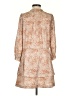 Paige 100% Polyester Paisley Tan Casual Dress Size XS - photo 2