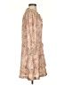 Paige 100% Polyester Paisley Tan Casual Dress Size XS - photo 4