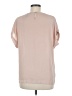 BCBGMAXAZRIA 100% Polyester Pink Short Sleeve Blouse Size M - photo 2