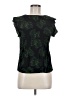 Soeur 100% Viscose Green Black Short Sleeve Top Size M (estimated) - photo 1