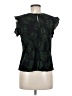Soeur 100% Viscose Green Black Short Sleeve Top Size M (estimated) - photo 2