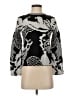 Unbranded Print Silver Pullover Sweater Size XS - photo 1