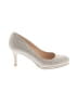 L.K. Bennett 100% Leather Metallic Silver Heels Size EU 39 1/2 - photo 1