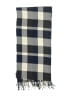 Plush Checkered-gingham Blue Scarf One size - photo 2