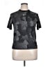Nike 100% Polyester Houndstooth Black Active T-Shirt Size XL - photo 1