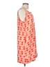 Escapada 100% Rayon Graphic Orange Cocktail Dress Size L - photo 4
