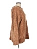LoveRiche Tweed Brown Tan Pullover Sweater Size L - photo 4