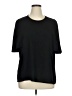 Daniel Rainn Solid Black Short Sleeve Top Size XL - photo 1